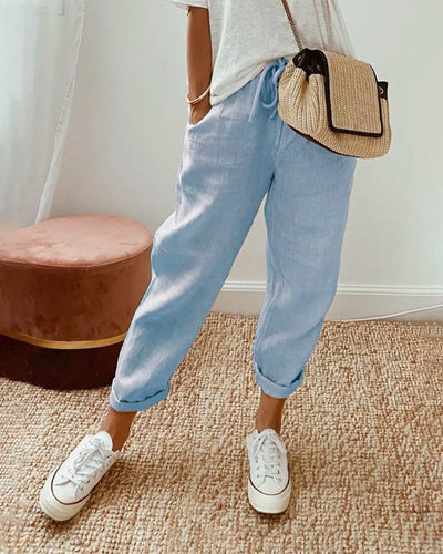 Sharon™ - Anti-Sweat Luxe Linen Pants