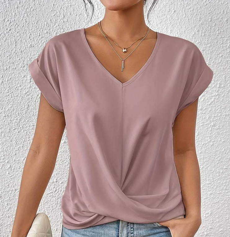 Amy - Classic V-Neck Top