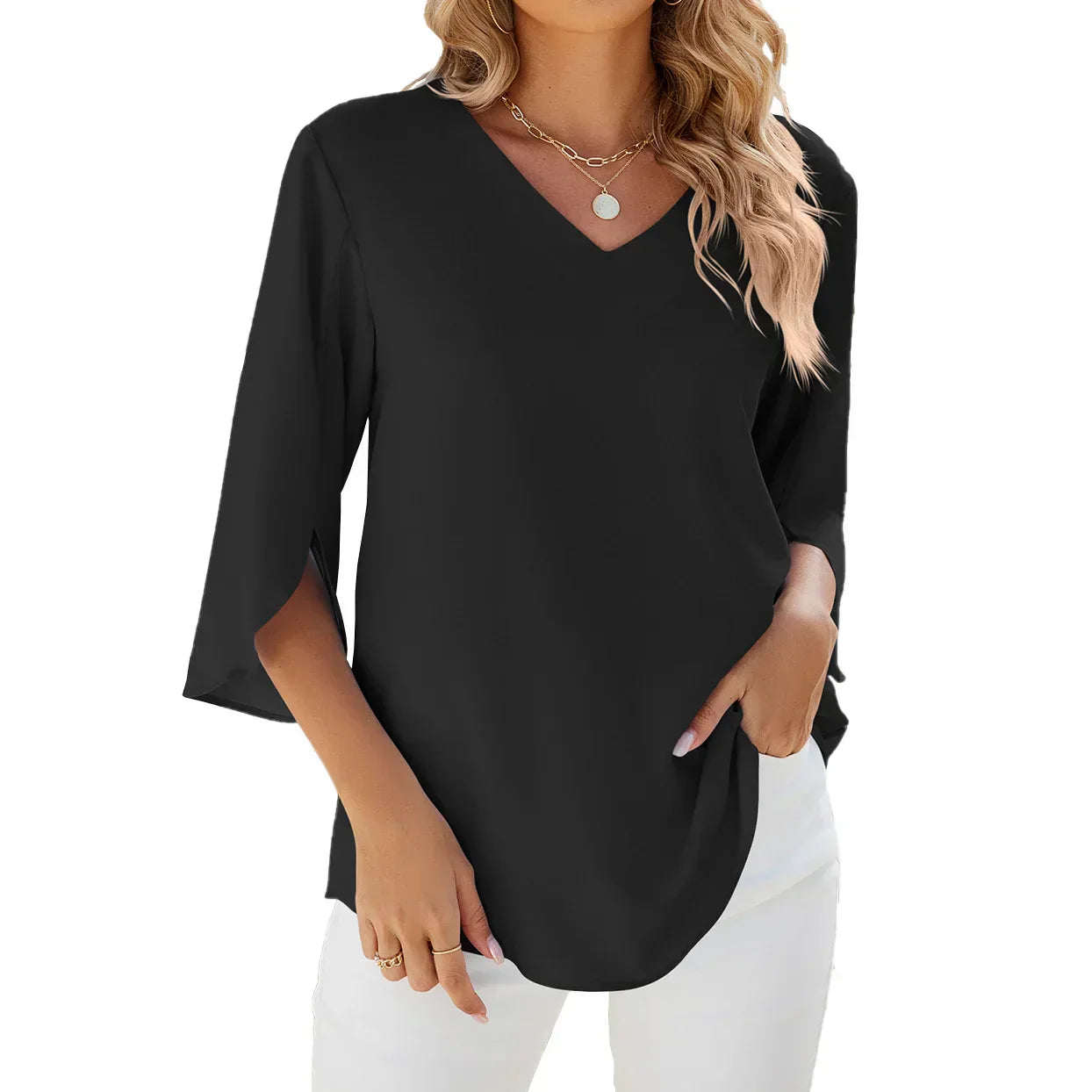 Sophia - V-neck blouse